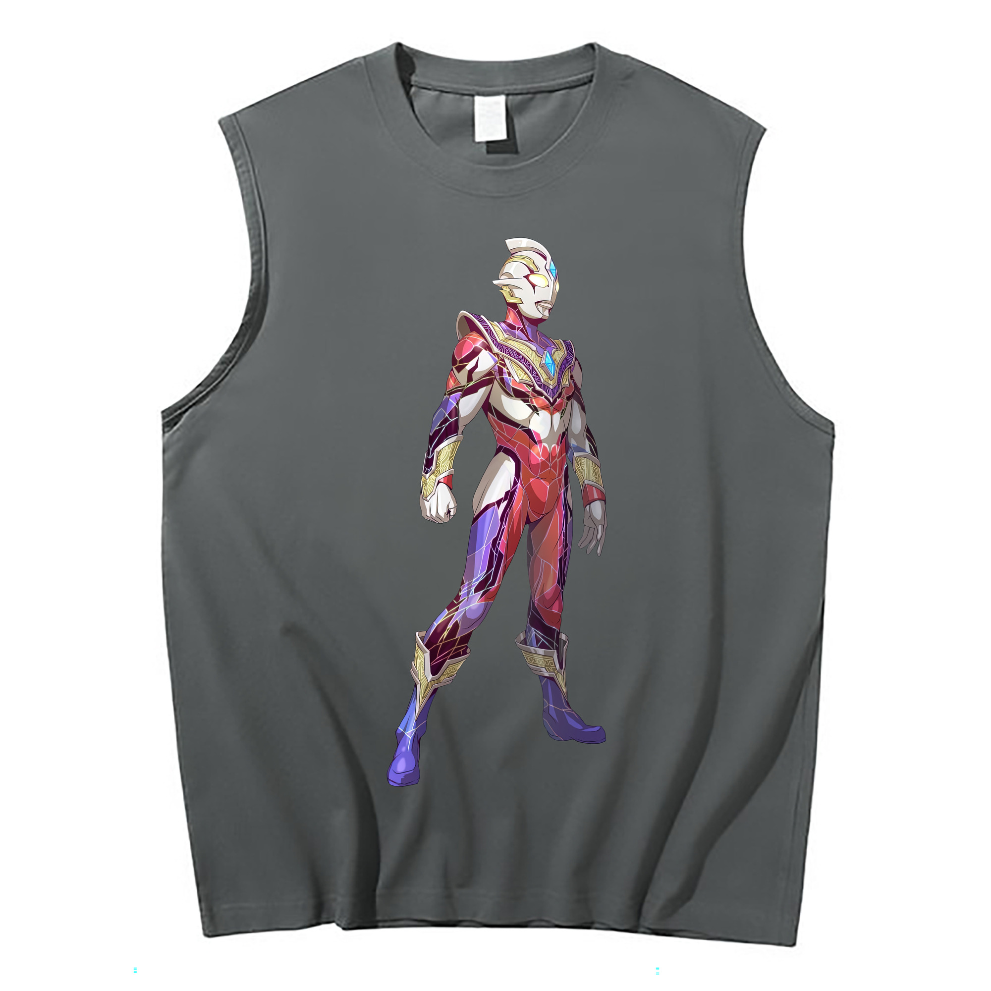 （画像用） ウルトラマン Ultraman コットン100％タンクトップ（フロントプリント）